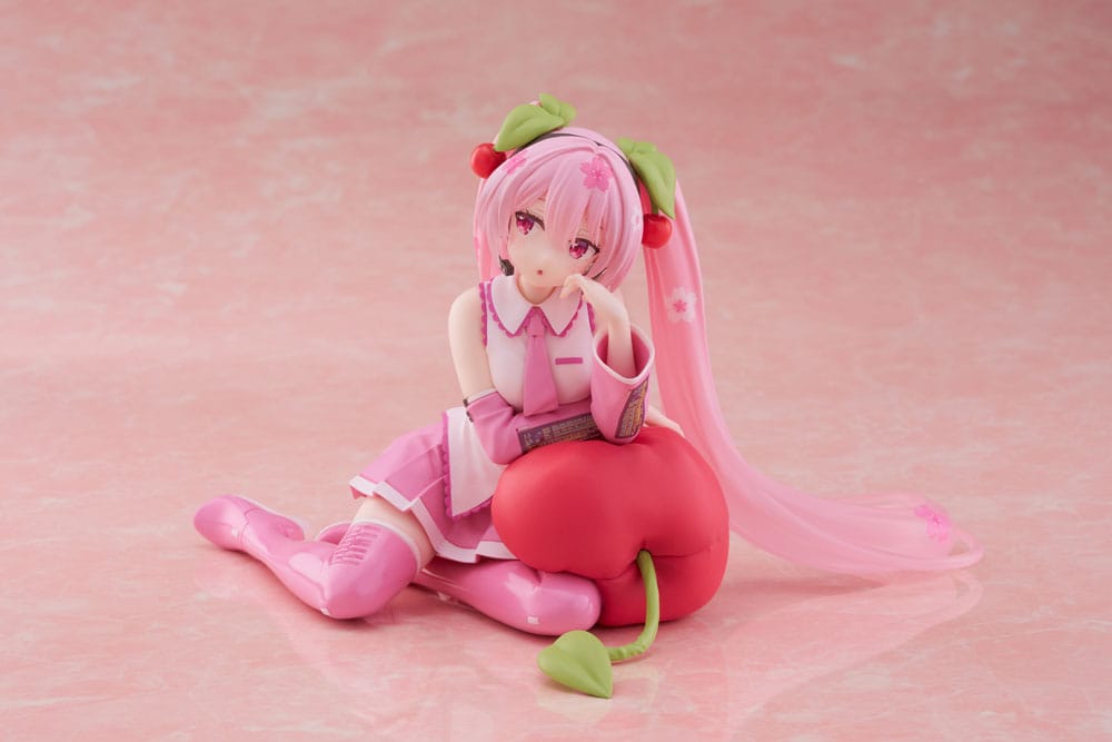 Figurine Hatsune Miku Cherry Cushion Ver. - Hatsune Miku - Desktop Cute Figure
