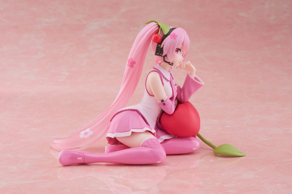 Figurine Hatsune Miku Cherry Cushion Ver. - Hatsune Miku - Desktop Cute Figure