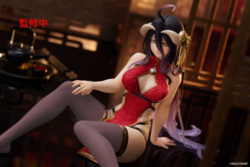 Figurine Albedo Chinse Dress Ver. - Overlord - Desktop Cute Figure