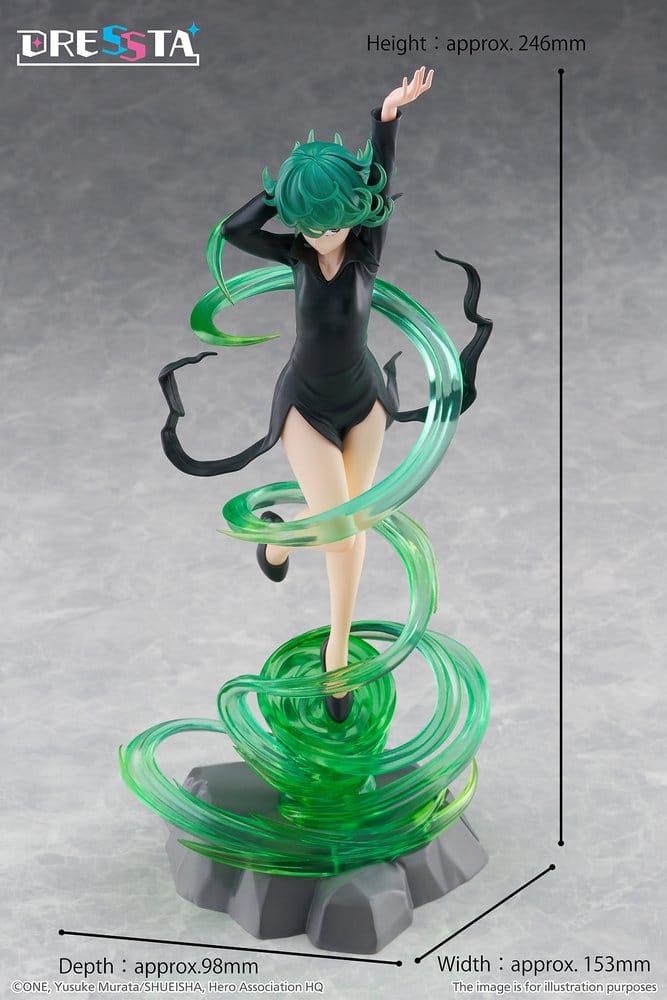 Figurine Tatsumaki Terrible Tornado 24cm - One Punch Man - Dressta [Sortie T2/27]