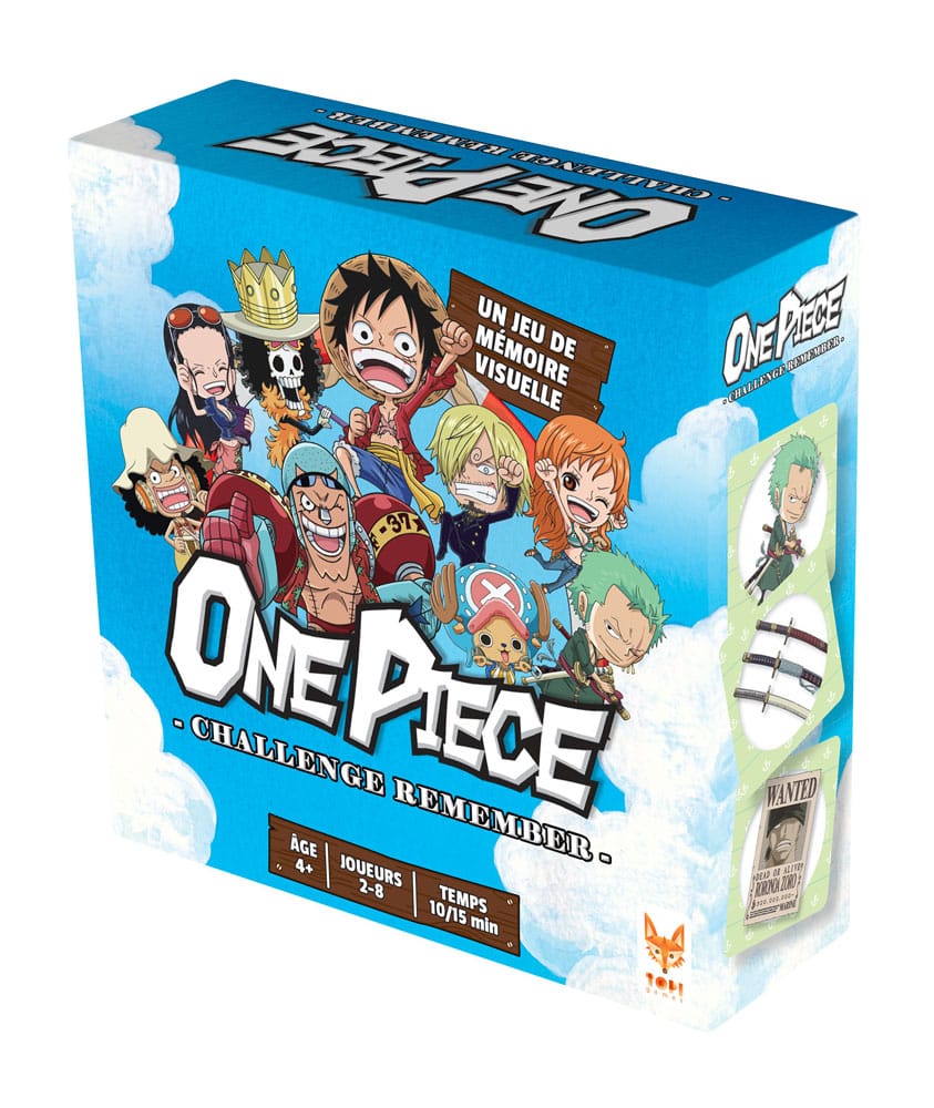 Jeu de cartes Remember Challenge (français) - One Piece