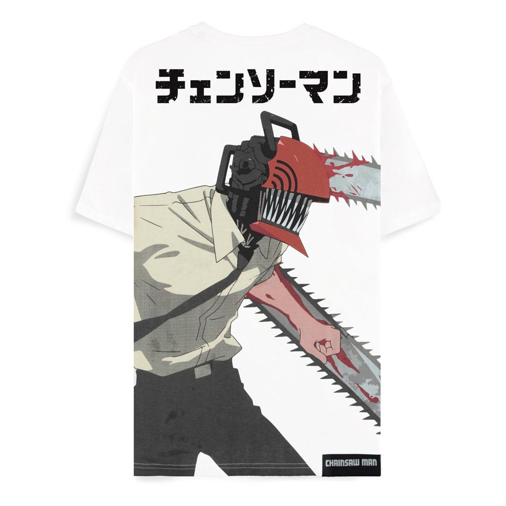 T-shirt Outlined Chainsaw Man (M)