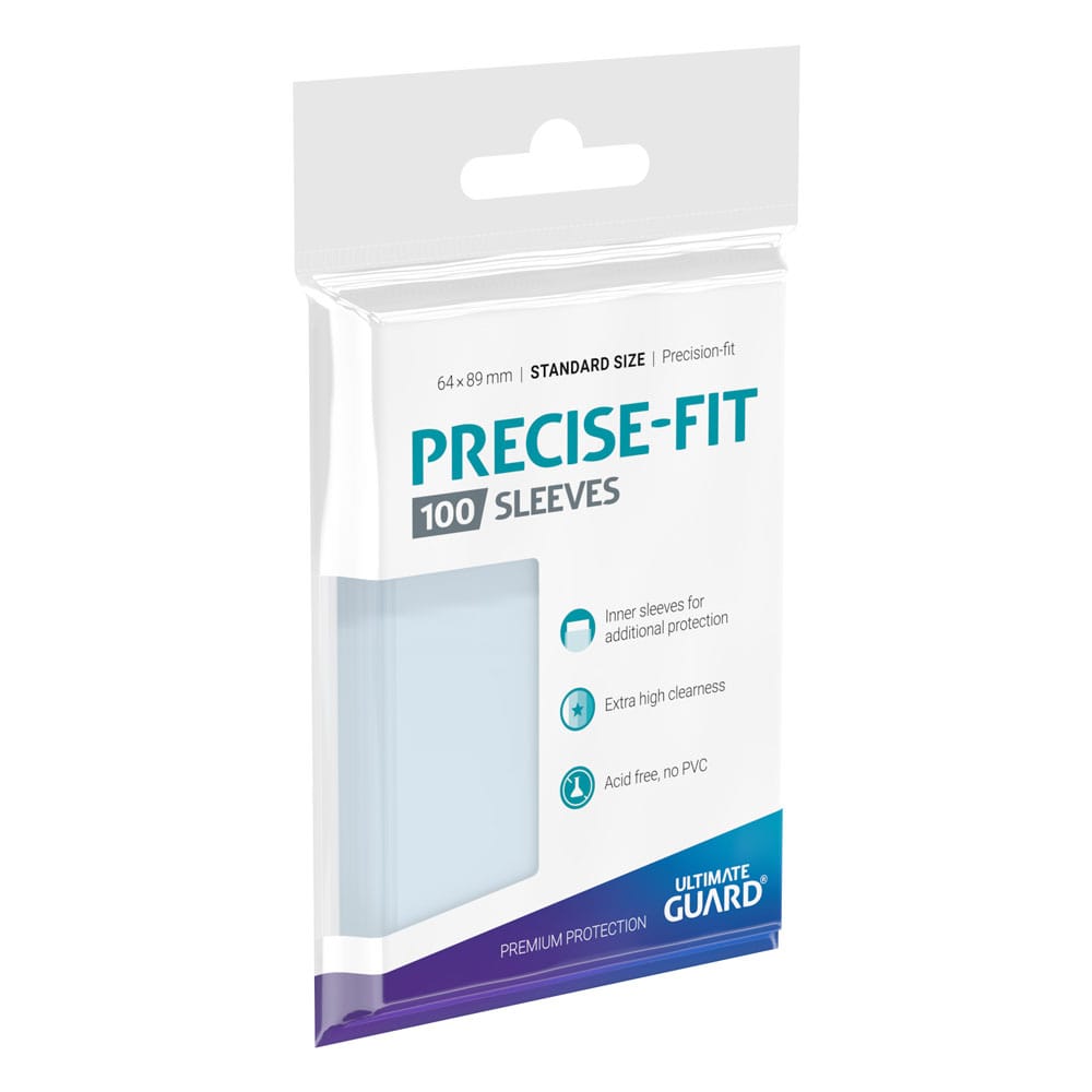 Sleeves Précise-Fit Standard Transparent (Pack de 100) - Ultimate Guard