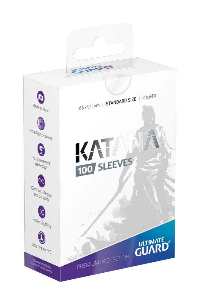 Sleeves taille standard transparentes – Pack de 100 – Katana Sleeves