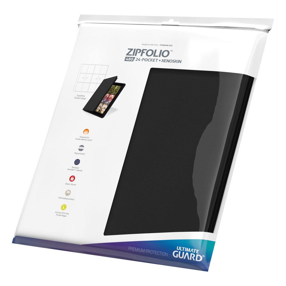 Zipfolio Quadrow Noir 480 - Ultimate Guard - XenoSkin