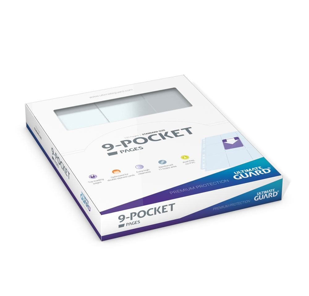 Pack de pages 9 Pochettes Transparent (100 Pages) - Ultimate Guard