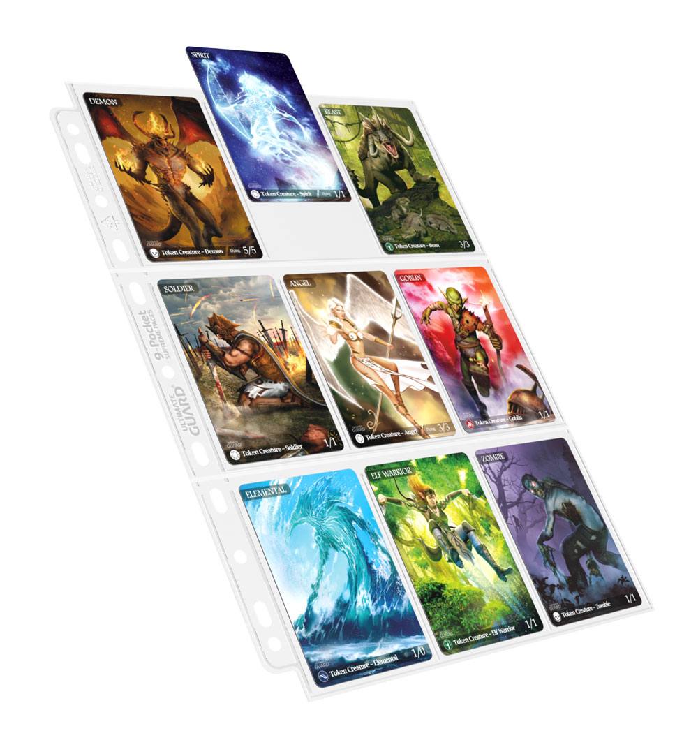 Pack de pages 9 Pochettes Transparent (100 Pages) - Ultimate Guard