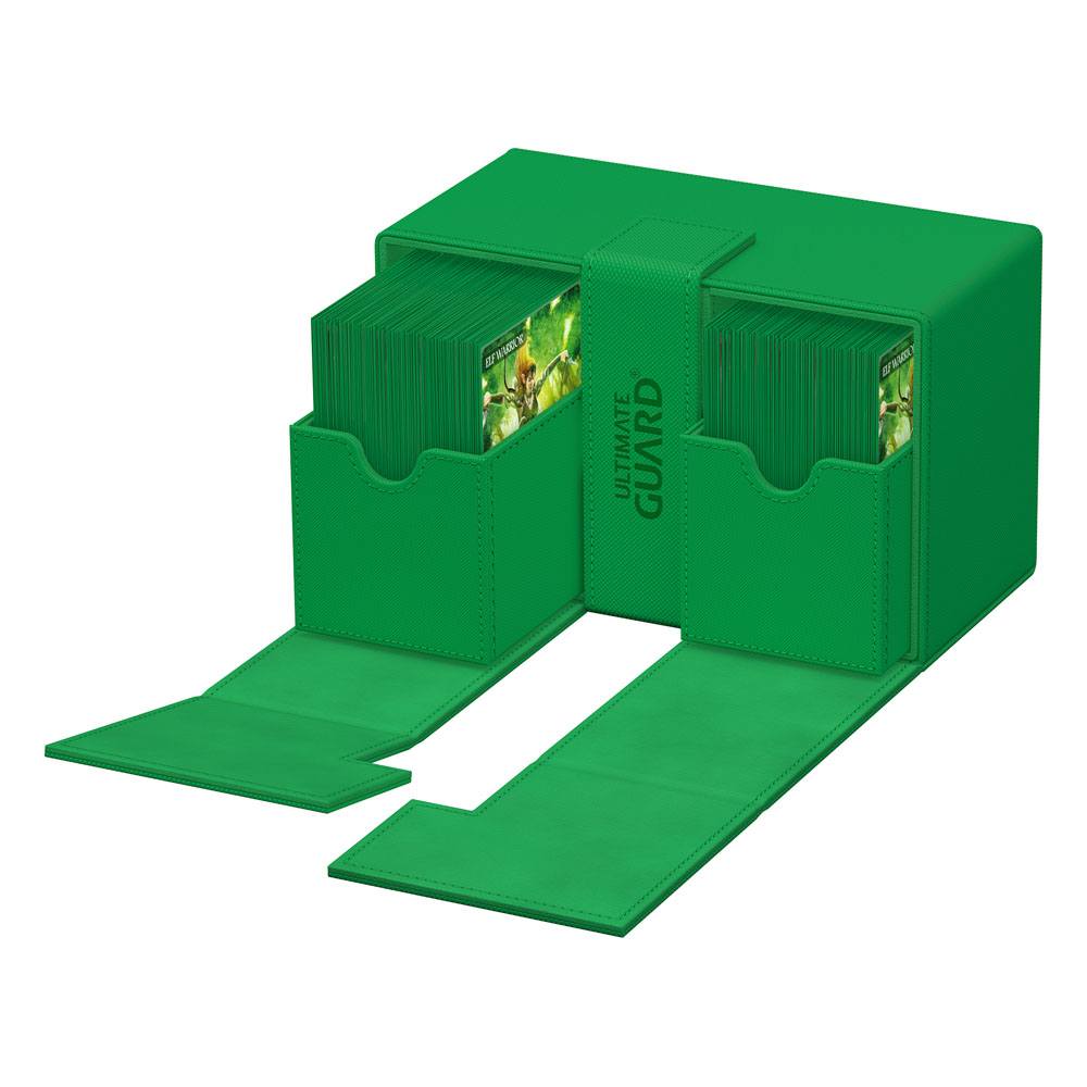 Twin Flip 'n' Tray 160+ XenoSkin Monocolor Vert - Ultimate Guard