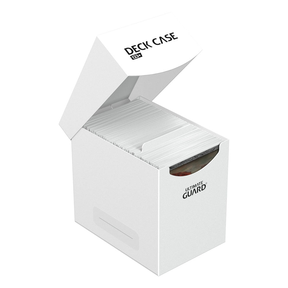 Boîte pour cartes Deck Case 133+ taille standard Blanc - Ultimate Guard